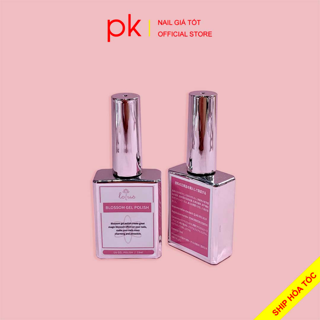 Top loang làm vân đá ( Blossom gel polish ) Lotus chai 18ml