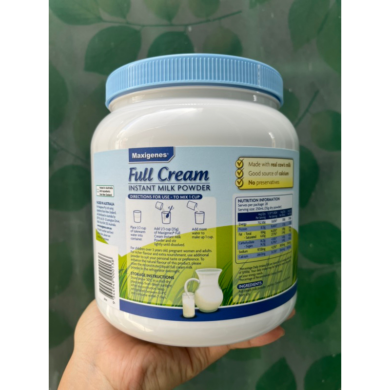 Sữa Bột Tách Béo Maxigenes Skim 1kg