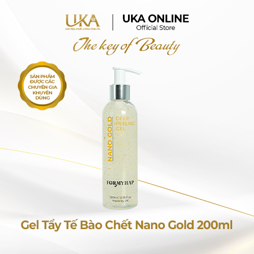 Gel Tẩy Tế Bào Chết Nano Gold FORMYHAP 200ml SẠCH TRONG – LÁNG MỊN – SÁNG BÓNG