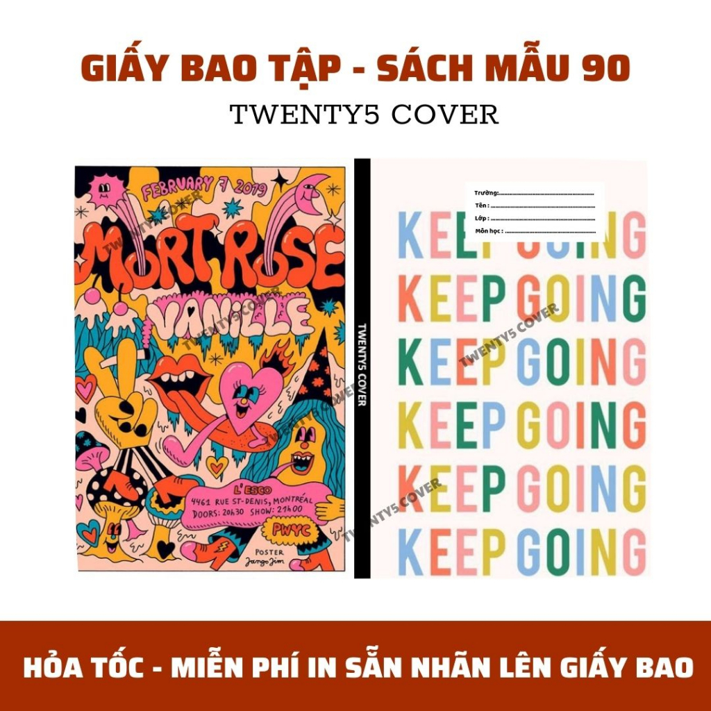 GIẤY BAO TẬP - SGK MẪU 90 - 99