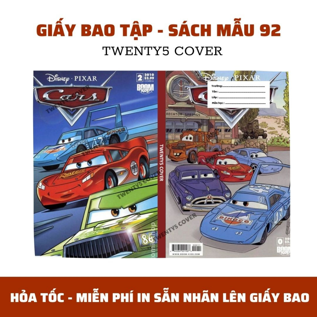 GIẤY BAO TẬP - SGK MẪU 90 - 99