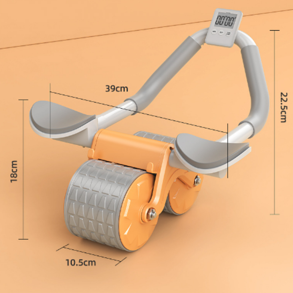 Con lăn tập bụng dụng cụ tập cơ bụng tại nhà thế hệ mới cao cấp, tay nắm ma sát tốt kết hợp plank, có đếm số WEGO