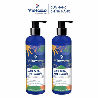 Dầu dừa tinh khiết mỹ phẩm vietcoco 250ml - 130ml