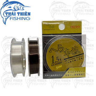 Dây Câu, Cước Câu Cá Hero Cuộn 50m Chuyên Dùng Cho Câu Cần Tay