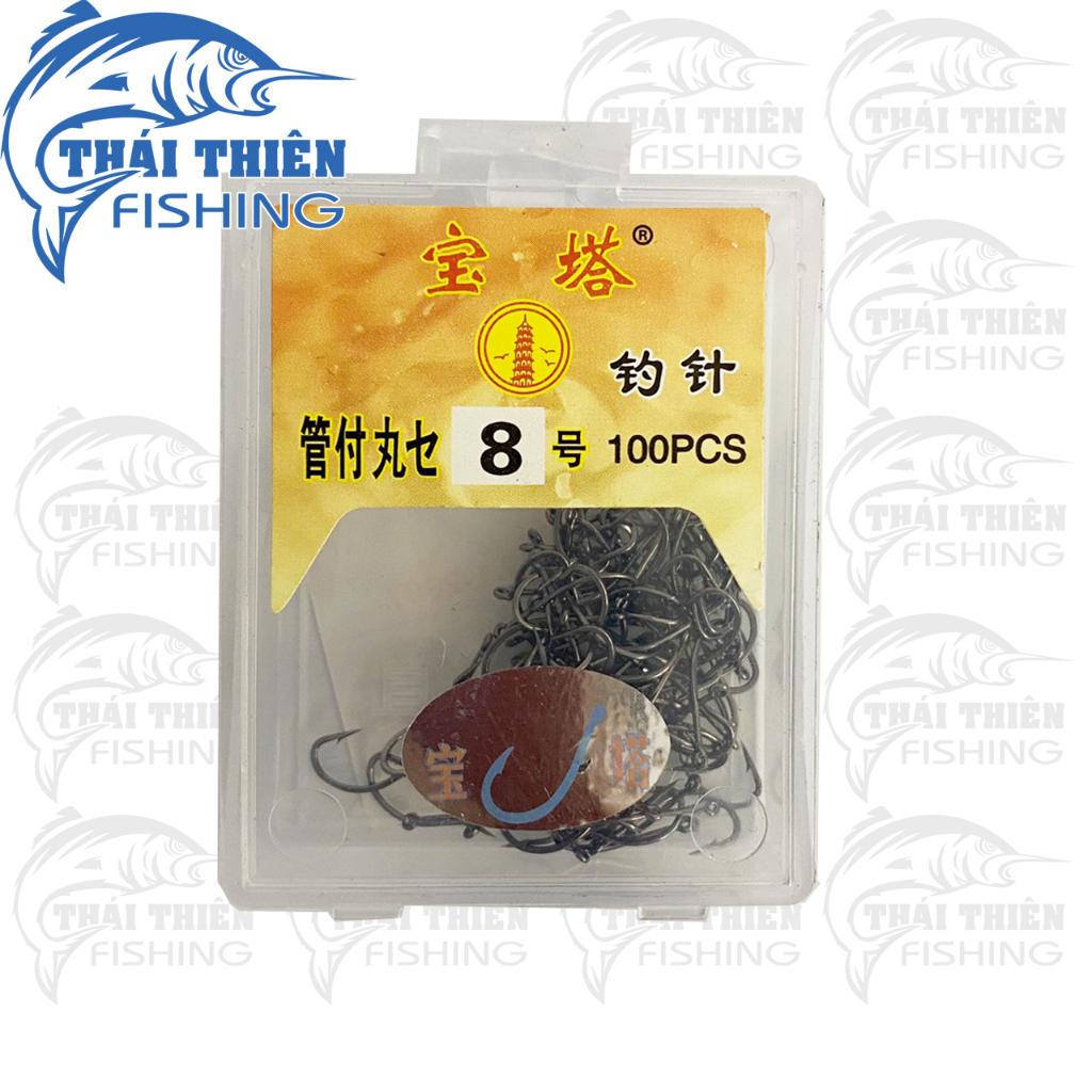 Lưỡi Câu Cá Maruseigo Tháp Vàng Gọng Chữ C Dùng Câu Cá Sặc, Rô, Chép, Trê