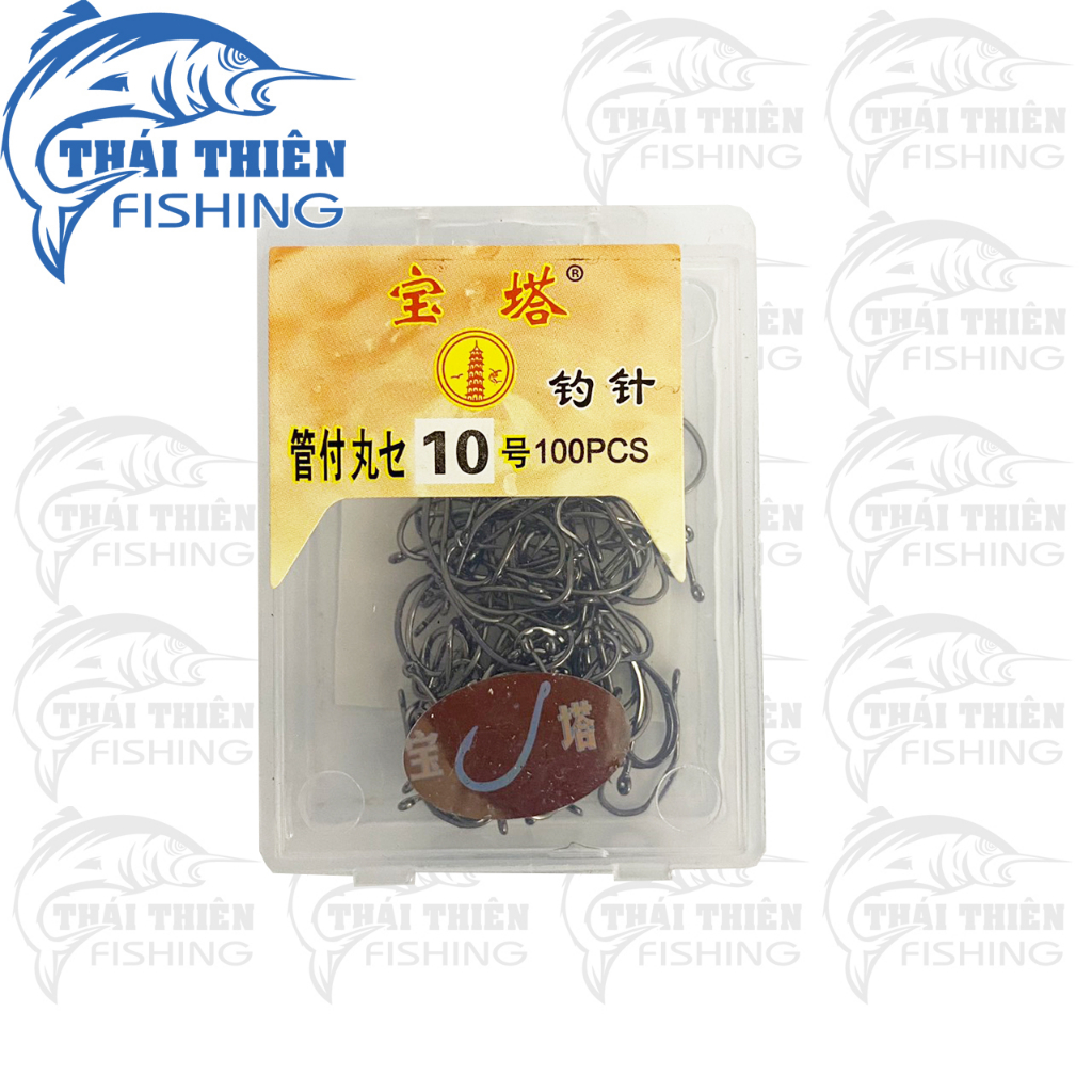 Lưỡi Câu Cá Maruseigo Tháp Vàng Gọng Chữ C Dùng Câu Cá Sặc, Rô, Chép, Trê