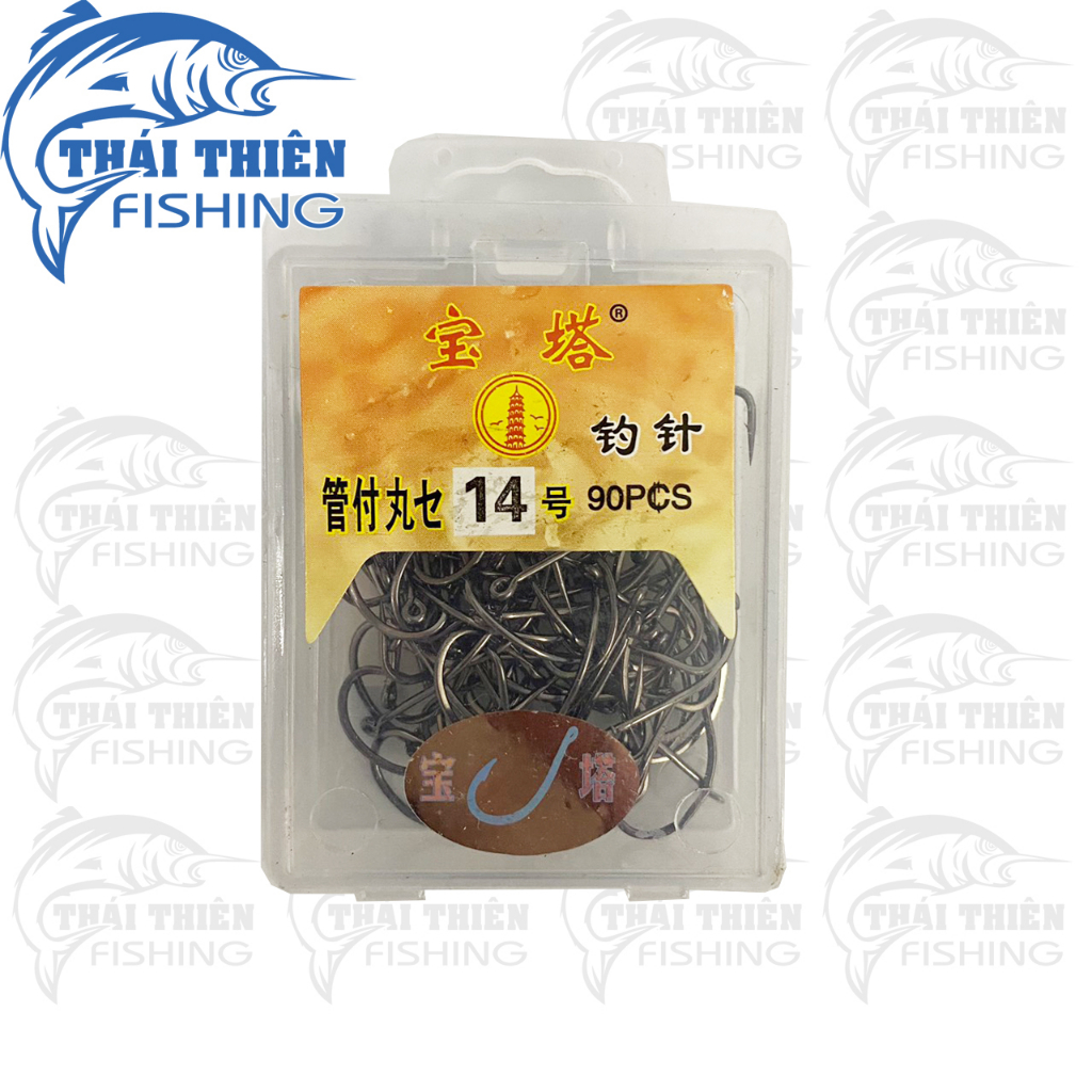 Lưỡi Câu Cá Maruseigo Tháp Vàng Gọng Chữ C Dùng Câu Cá Sặc, Rô, Chép, Trê