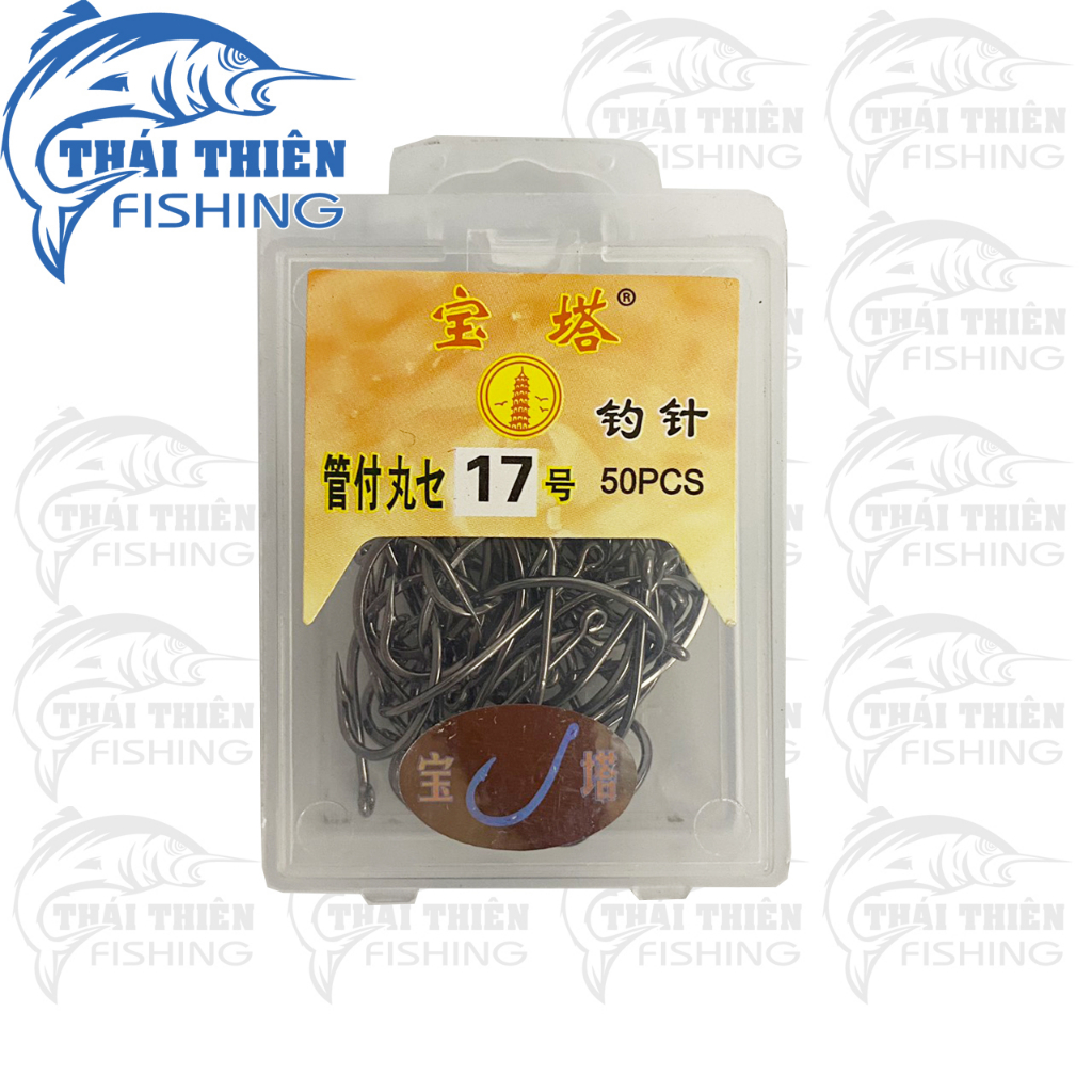 Lưỡi Câu Cá Maruseigo Tháp Vàng Gọng Chữ C Dùng Câu Cá Sặc, Rô, Chép, Trê