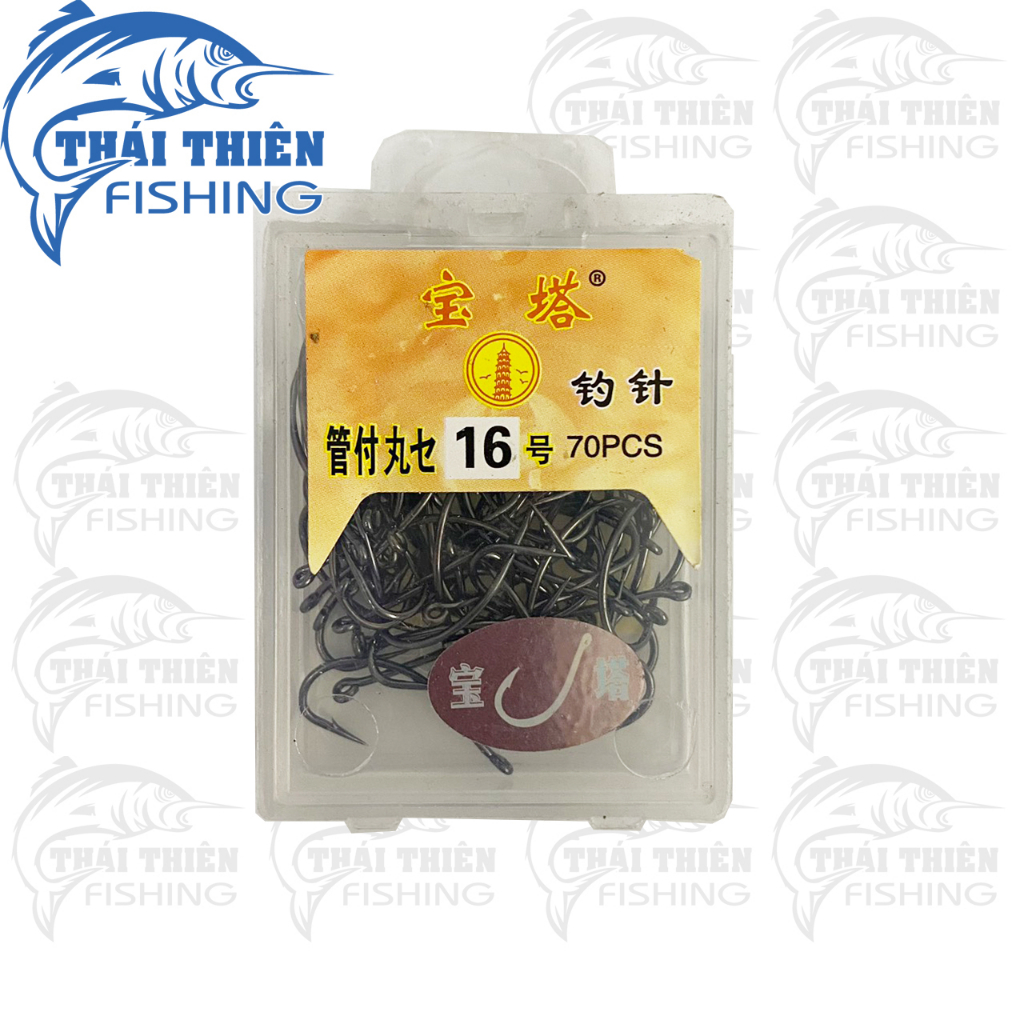 Lưỡi Câu Cá Maruseigo Tháp Vàng Gọng Chữ C Dùng Câu Cá Sặc, Rô, Chép, Trê