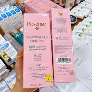 (Date 2025-Bill ảnh sau) Nước Hoa Hồng Rosense, 300 ml nội địa Đức