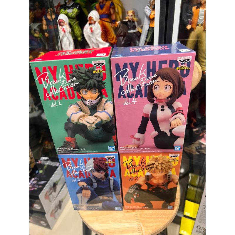 Mô hình Bakugo,Deku,Shoto Break Time chính hãng