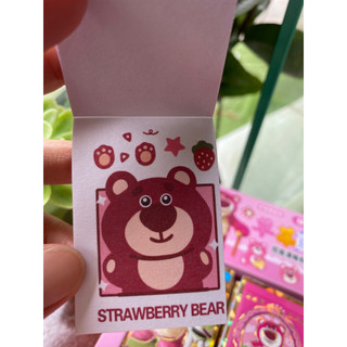 Sổ hình dán sticker Gấu dâu siêu cute