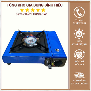 Bếp gas du lịch sơn kushina/ victoria, bếp ga mini dùng bình gas, lon ga mini