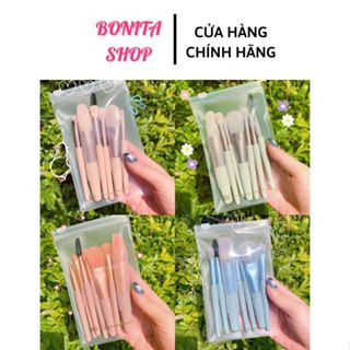 Bộ 8 cọ trang điểm mini loại rẻ kèm túi zip