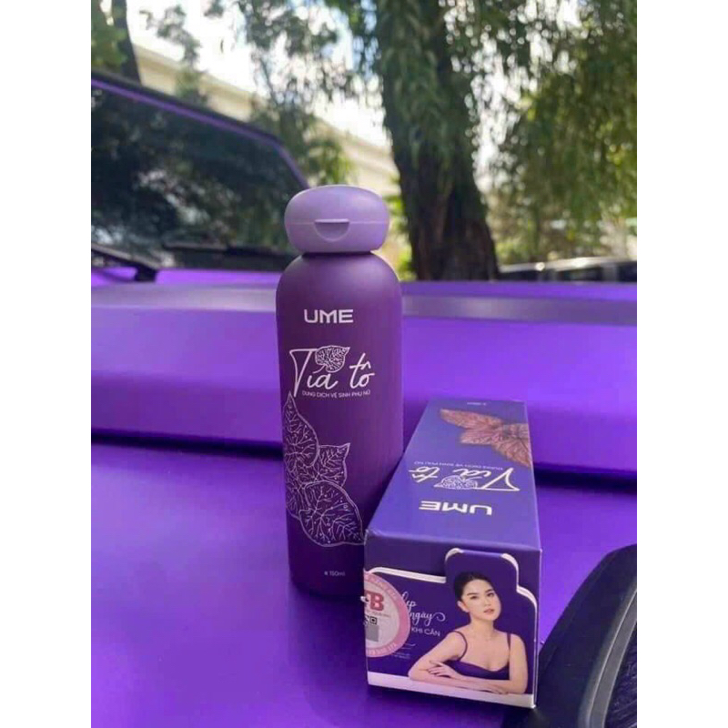 Dung dịch vệ sinh phụ nữ Tía Tô UME Ngọc Trinh 150ml