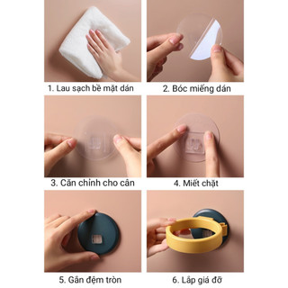 Giá treo máy sấy tóc dán tường