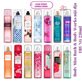 Xịt thơm toàn thân body mist Bath And Body Works 236ML phulieutochcm