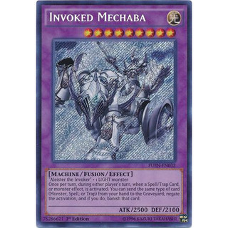 [ Dưa Hấu Yugioh ] Lá bài thẻ bài Invoked Mechaba - Secret Rare - Tặng bọc bài nhựa bảo quản