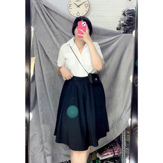 Chân váy xòe công sở nữ bigsize