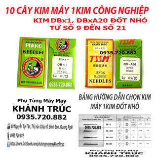 10 cây Kim DBx1 Trung Quốc dùng máy 1kim máy may công nghiệp