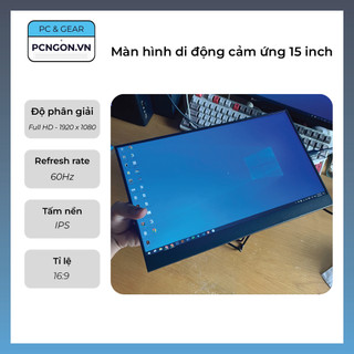 Màn hình di động cảm ứng 15 inch fullhd 60hz ips type c hdmi