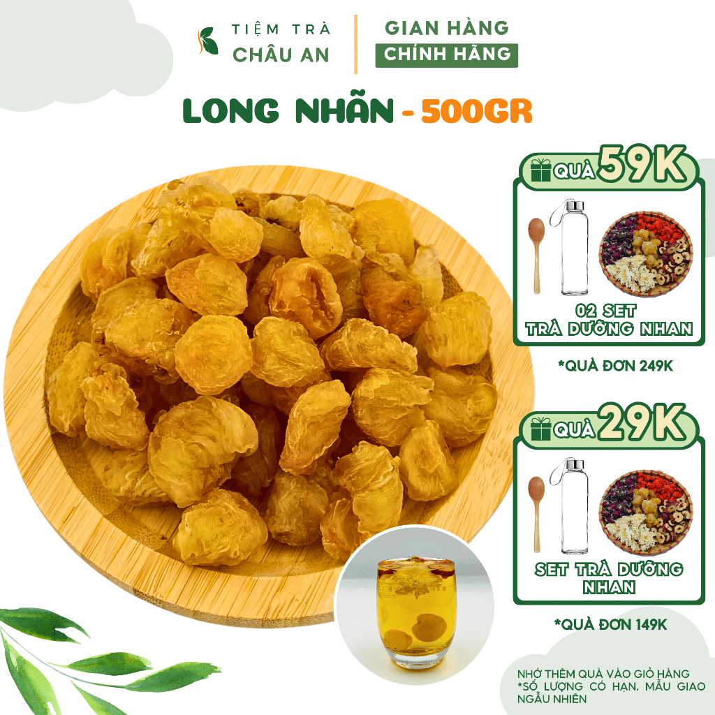 Long Nhãn 500G Sấy Khô Vàng Đẹp Thượng Hạng Dưỡng Nhan, Đẹp Da, Tốt Cho Sức Khỏe