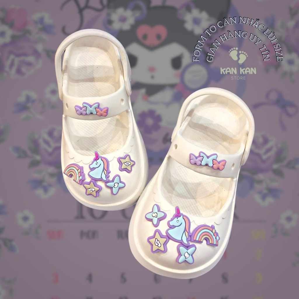 Dép Cho Bé Sục Bé Gái Bé Trai Cross Crocs BS080 Dép Sục Trẻ Em Có Quai Nhẹ Êm Chống Trơn BabyShoes