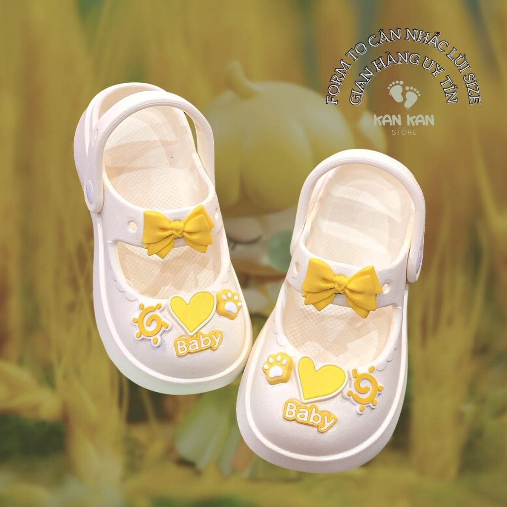 Dép Cho Bé Sục Bé Gái Bé Trai Cross Crocs BS080 Dép Sục Trẻ Em Có Quai Nhẹ Êm Chống Trơn BabyShoes