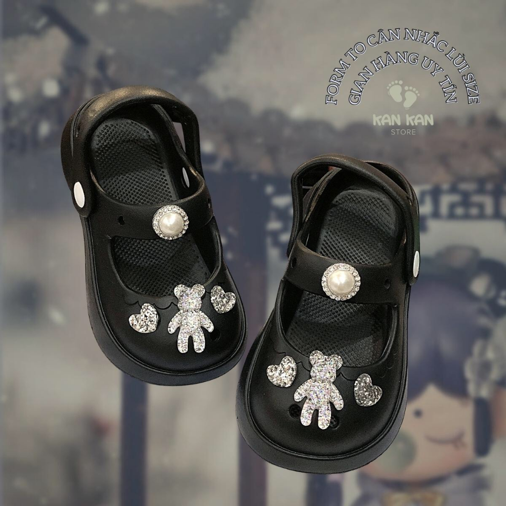 Dép Cho Bé Sục Bé Gái Bé Trai Cross Crocs BS080 Dép Sục Trẻ Em Có Quai Nhẹ Êm Chống Trơn BabyShoes