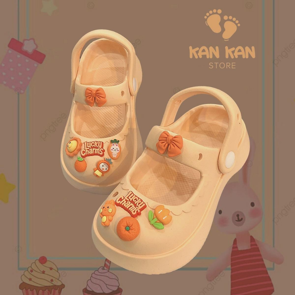 Dép Cho Bé Sục Bé Gái Bé Trai Cross Crocs BS080 Dép Sục Trẻ Em Có Quai Nhẹ Êm Chống Trơn BabyShoes