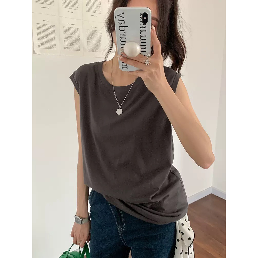 Áo thun sát nách, thun ba lỗ cotton mặc hè thoáng mát