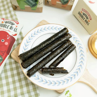 [Goi 1-2 cây] Snack Rong Biển Wow Roll 5g Thái Lan