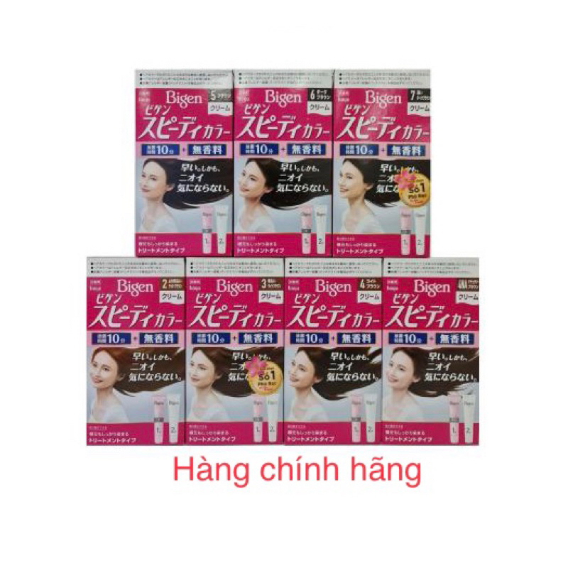 Kem nhuộm tóc Bigen  phủ bạc Nhật Bản