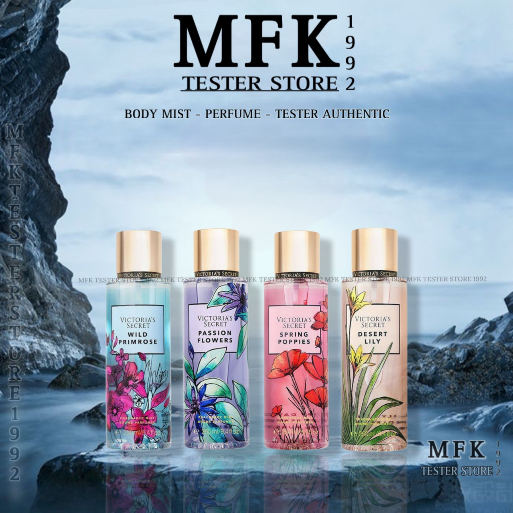 | 𝐌𝐅𝐊𝐒𝐓𝐎𝐑𝐄 | Xịt thơm Body Victoria’s - Wild Primrose| Spring Poppies| Desert Lily | Passion Flower| - Ⓜ.Ⓕ.Ⓚ