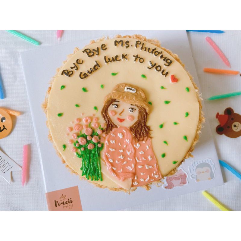 Bánh sinh nhật bông lan trứng muối sốt phô mai