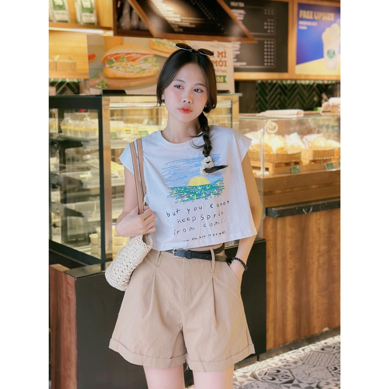 [RÁCH STORE] Áo Thun Crop Tanktop - butyoucanot