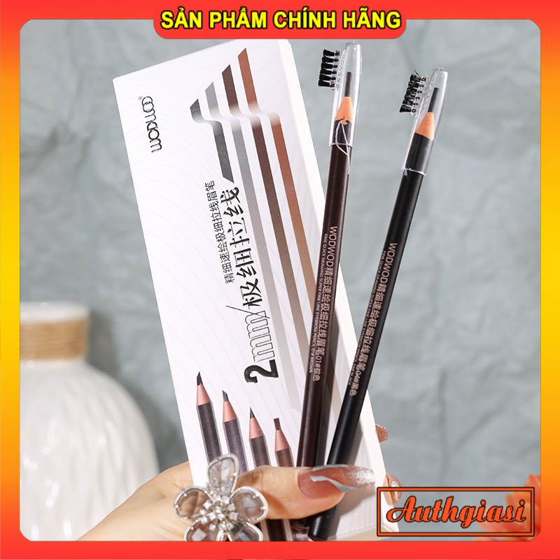 Chì xé kẻ chân mày WODWOD chống nước siêu mảnh 2mm đủ màu cực hot 🔥