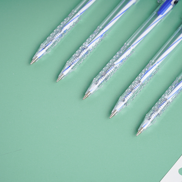 Bút Bi Thiên Long, Bút Thiết Kế Trang Nhã, Vỏ Bút Trong Suốt Nhìn Rõ Màu Mực Bên Trong TL-027