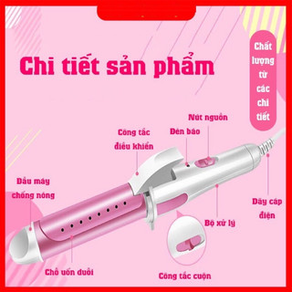 Máy làm tóc uốn tóc duỗi tóc Nova 809 kèm nắp