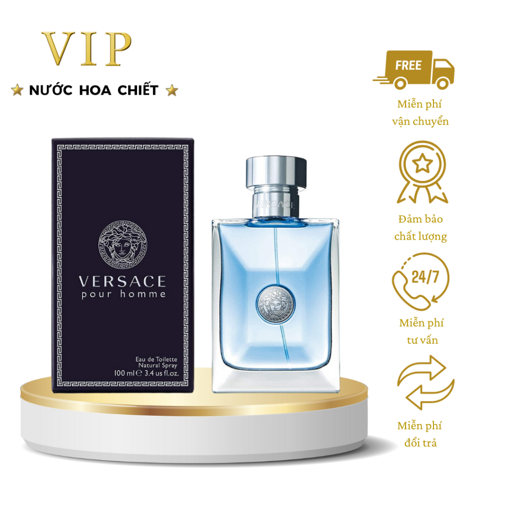 Nước hoa nam Versace Pour Homme EDT Mẫu thử 10ML - VIP