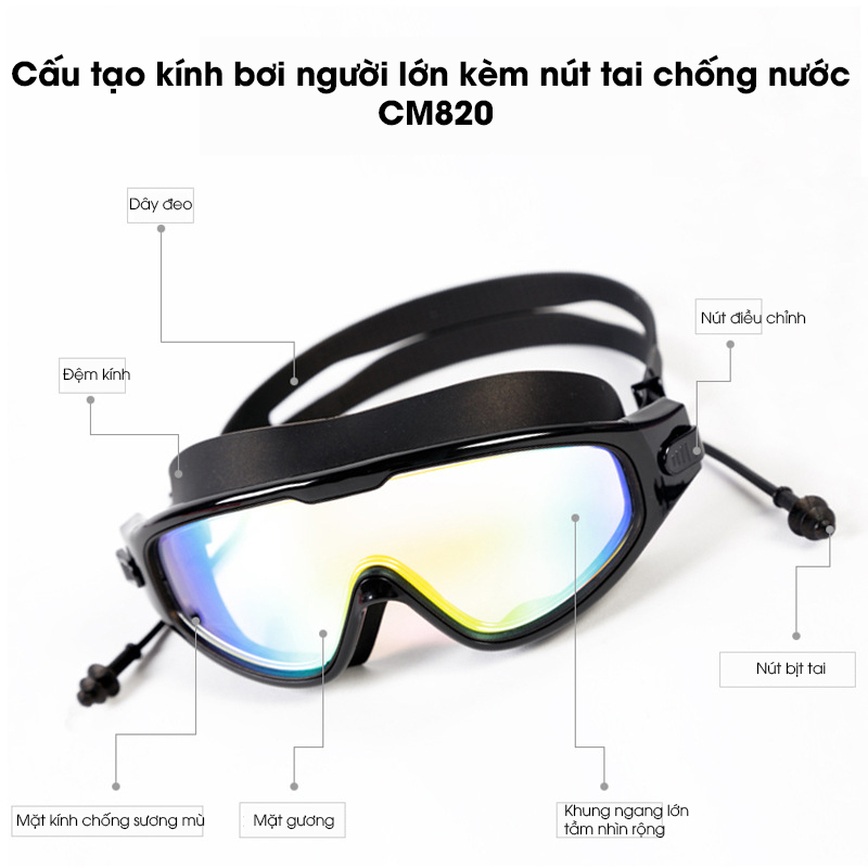 Kính bơi người lớn Sportslink cm820