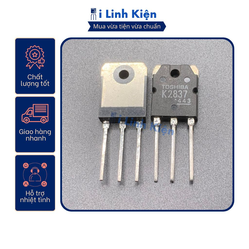 K2837 Mosfet 2SK2837 20A 500V tháo máy chất lượng tốt.