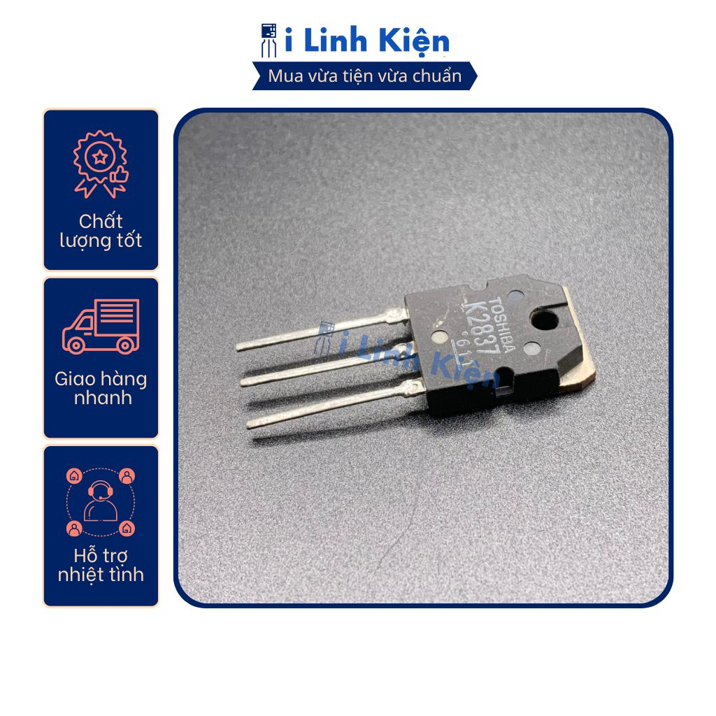 K2837 Mosfet 2SK2837 20A 500V tháo máy chất lượng tốt.