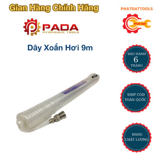 Dây Xoắn Hơi 9m Hai Đầu Cút Nối