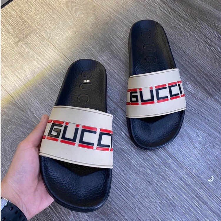 Dép trang điểm Quai Ngang Nam thời thượng GUCCI Bản Đế Super Free Ship