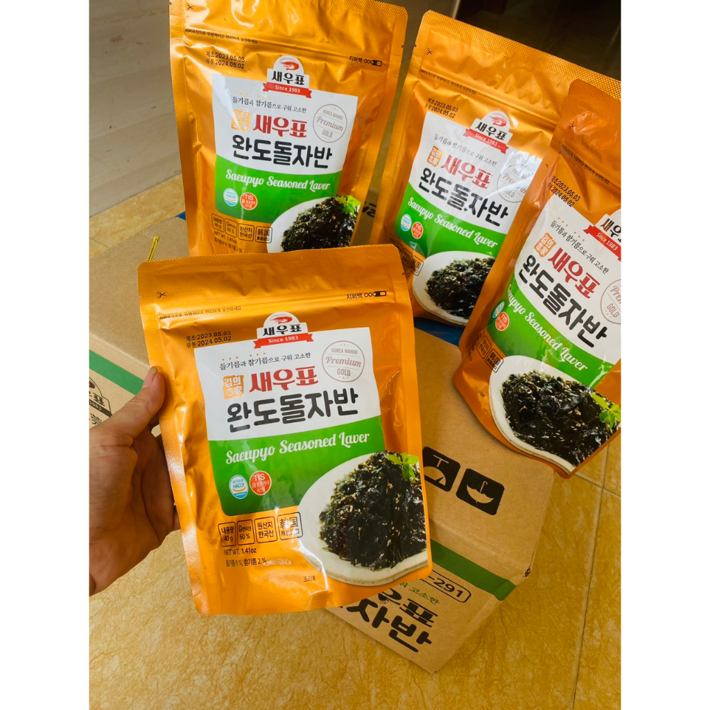 Vụn rong biển rắc cơm hữu cơ Hàn Quốc 50g