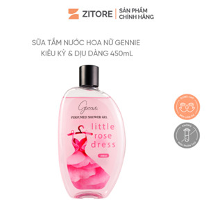  Sữa Tắm Nước Hoa Gennie Little Rose Dress Shower Gel Độc Đáo và Khác Biệt 450mL - Sản Phẩm Chính Hãng Tại Zitore 