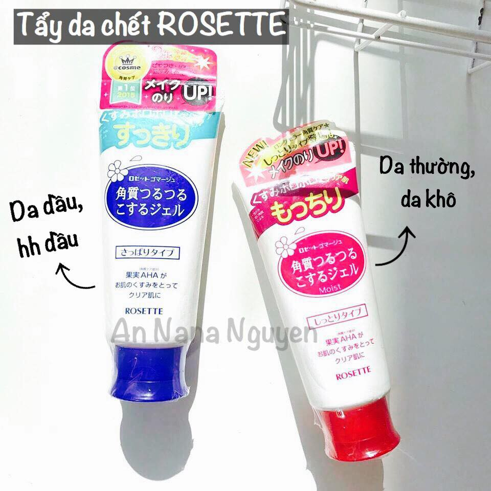 Gel Tẩy Tế Bào Chết Rosette Dành Cho Da Dầu Và Da Khô 120g, Rosette Gommage Peeling Gel