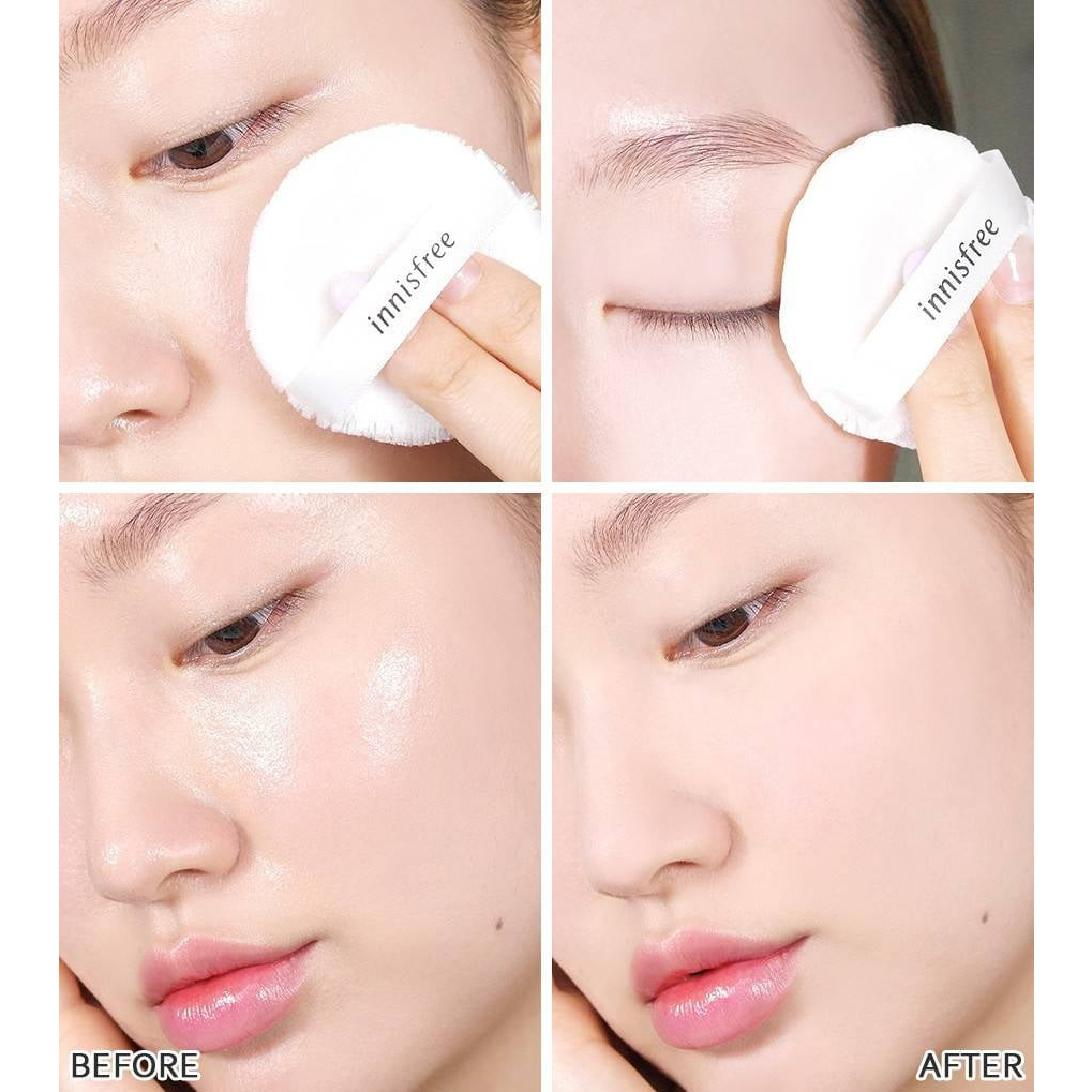 Phấn Phủ Bột Kiềm Dầu Innisfree No - Sebum Mineral Powder - Mineral Color Powder - Hình Thú