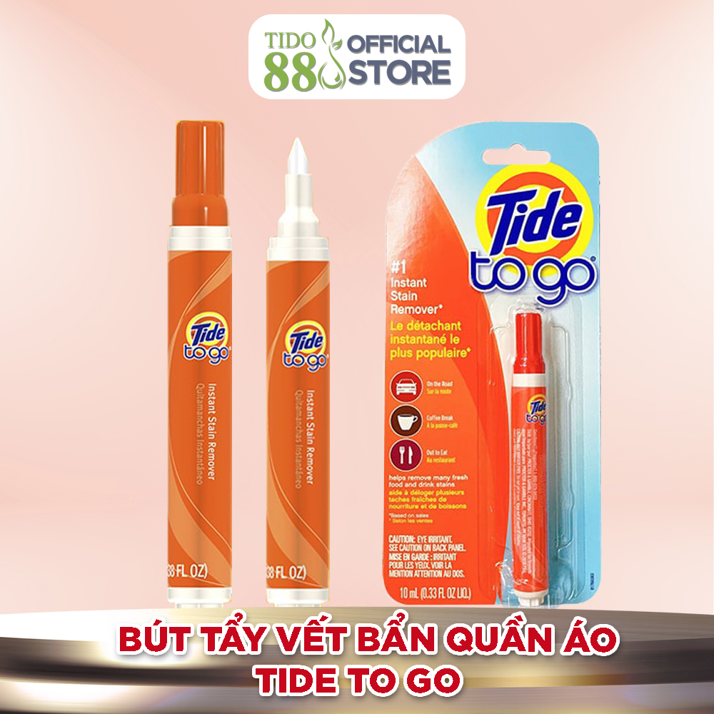 Bút Tẩy Vết Bẩn, Vết Ố Quần Áo Tức Thì Tide To Go 10ml Tẩy Sạch & Tiện Lợi NPP Tido88